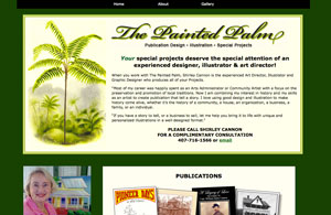The Painted Palm Website